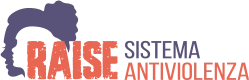 Logo Raise Sistema Antiviolenza dicitura orizzontale